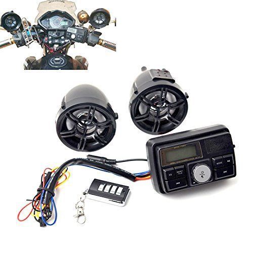 Motorcycle bike audio sound system security alarm fm stereo amplifier mp3 player