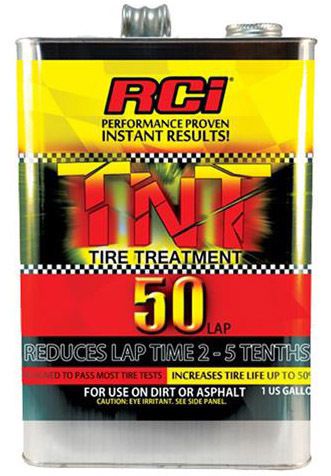 Rci tnt undetectable tire softener,racing tire treatment,1 gal.,cuts 2-5 tenths