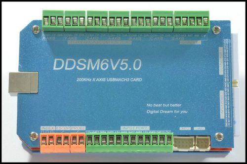 Cnc 200khz 5 axis usb mach3 breakout interface board cnc controller board