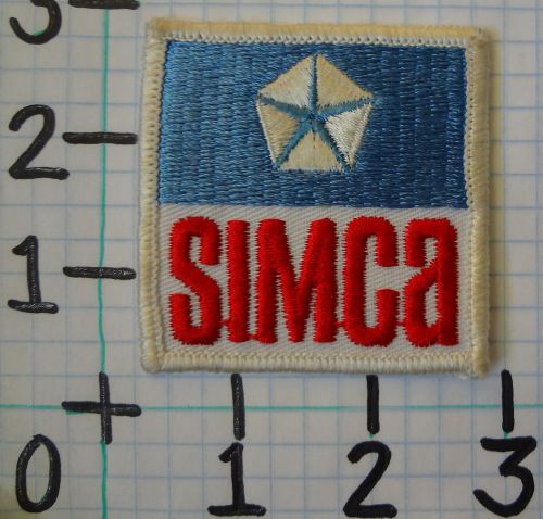 Vintage nos simca car patch from the 70&#039;s 002