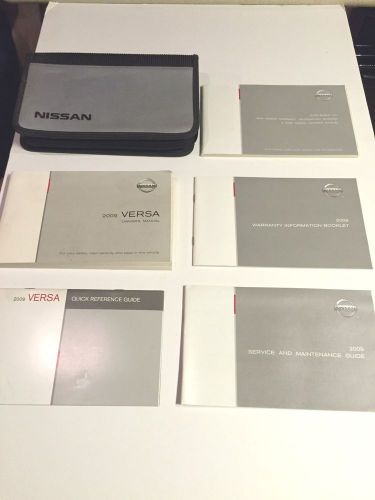 2009 nissan versa owners manual