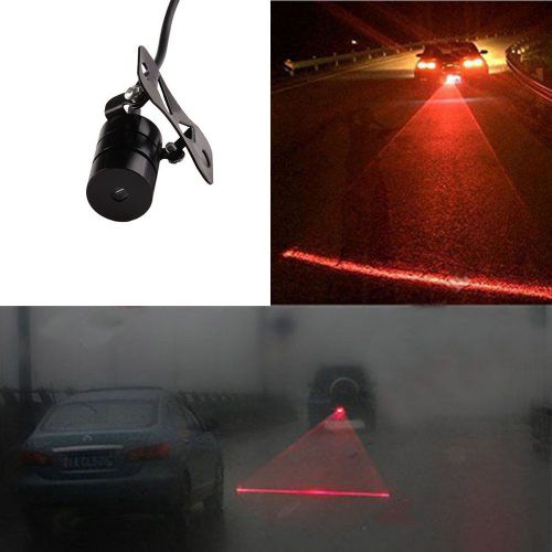 Truck car laser fog warning lamp red tail fog rear light safety