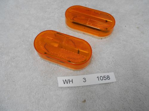 Lot of ( 2 )  clearance light  amber