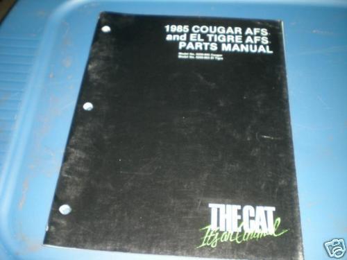 Arctic cat parts list manual 1985 cougar el tigre