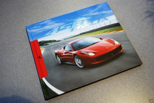 Authentic ferrari 458 italia hardcover brochure   95993236