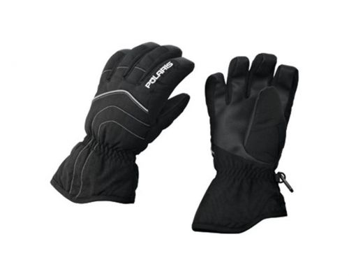Oem polaris youth black insulated snowmobile gloves sizes s-xl