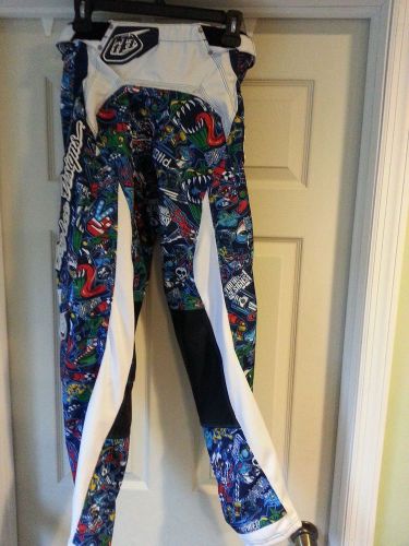 Troy lee motocross pants  adult size 28a