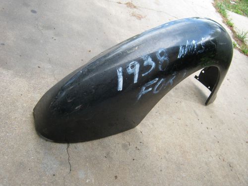 1938-39 ford nos rear  passenger side steel fender (314)