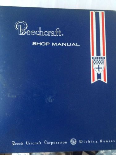 Original beechcraft all models 65 to 80 shop manual