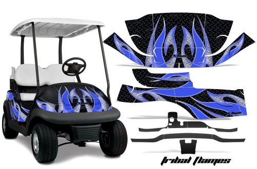 Club car precedent golf cart graphic kit wrap parts amr racing decals tribal bb