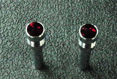 Chrome aluminum door lock rod knob with red crystal jewel new free shipping!!!