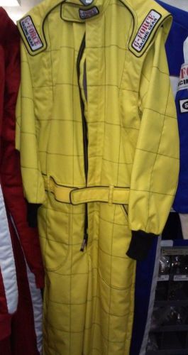 G-force racing gf 645 small yellow kart suit sfi 40