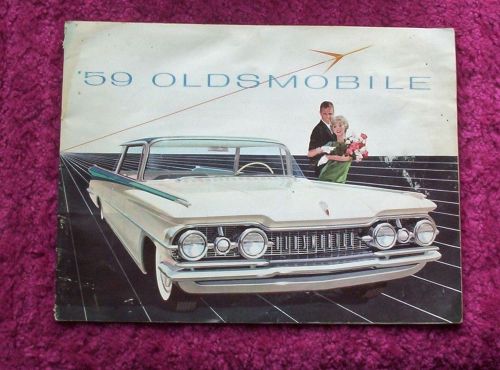 1959 oldsmobile 31 page colorful brochure many models