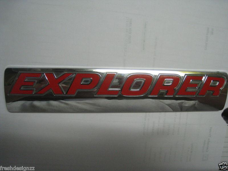 Ford explorer emblem overlay decal 06 07 08 09 2010