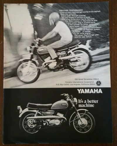 Vintage yamaha ad