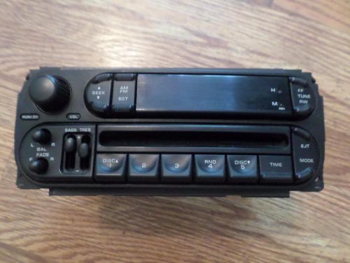 Chrysler jeep cherokee wrangler dodge ram oem rbk 02 07 radio cd 56038589