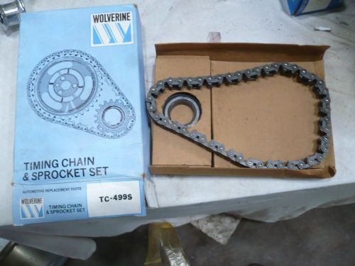 Nos wolverine timing chain &amp; sprocket set tc-499s
