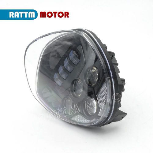 New black 60w 40w led headlight for victory motorcycle cross country cross road