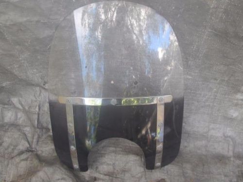 Memphis shades slim 17 windshield 9 inch cutout black