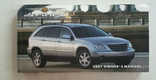 2007 chrysler pacifica factory owners owner&#039;s manual