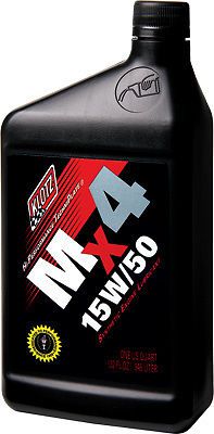 Klotz oil mx4 techniplate synthetic 4t oil - 15w50 - 1qt. kl-880 3601-0035