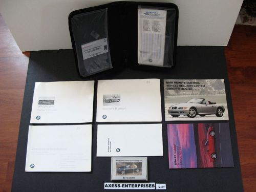 96 - 1996 bmw z 3 z3 1.9 owners manuals drivers books operators guides set m137