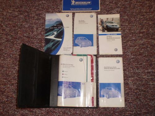2006 vw volkswagen beetle convertible complete car owners manual book guide case