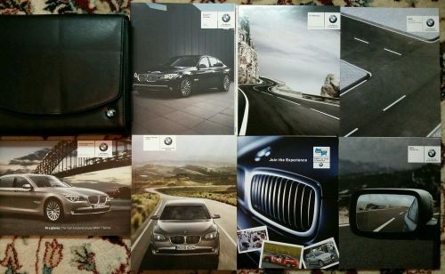2010 bmw 7 series owners manual, navigation manual complete set with case