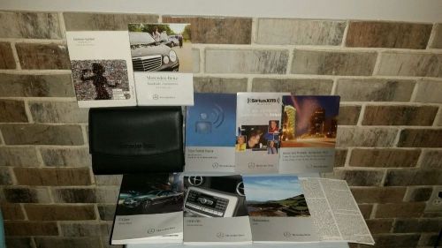 Nice oem 2012 mercedes benz c class owners manual book set &amp; case &amp; unopened cd