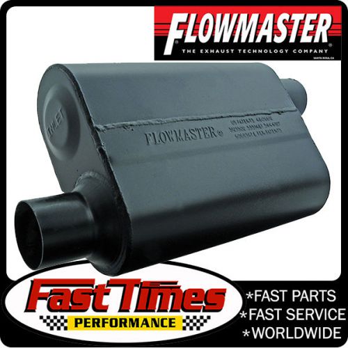 Flowmaster 842448 super 44 muffler 2.25&#034; offset inlet/offset outlet 409s