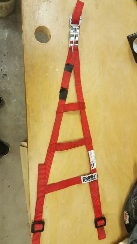 Sprint car left side cockpit crow red netting