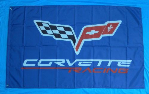 Chevrolet blue corvette 3x5 flag racing c6 banner z06 grand sport 427