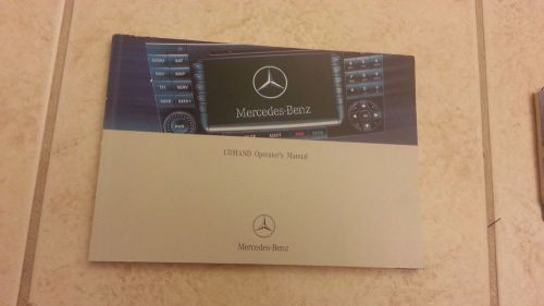 Mercedes navigation manual great condition works for many different models