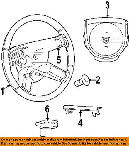 Mopar oem zl51xzaaa steering wheel-switch cover