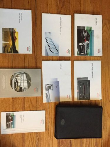 2006 audi a3 owner&#039;s manual w/ leather case.free u.s shipping
