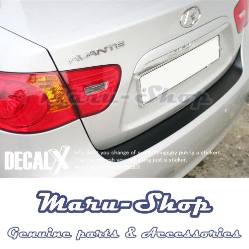 Decalx rear bumper trunk protector decal sticker for 07~10 hyundai elantra 4dr