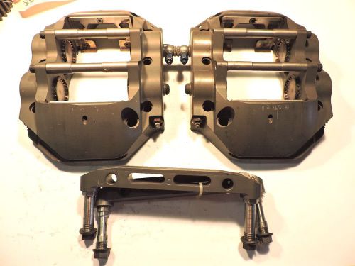 Alcon xt4 type radial mount front brake calipers 1 3/4&#034; &amp; 1 7/8&#034; pistons nascar