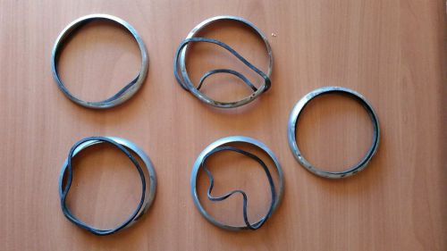 1937 ford tail light rings - atlas replacement parts - 5 count