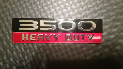 Oem chrylser dodge ram big horn 3500 heavy duty diesel emblem