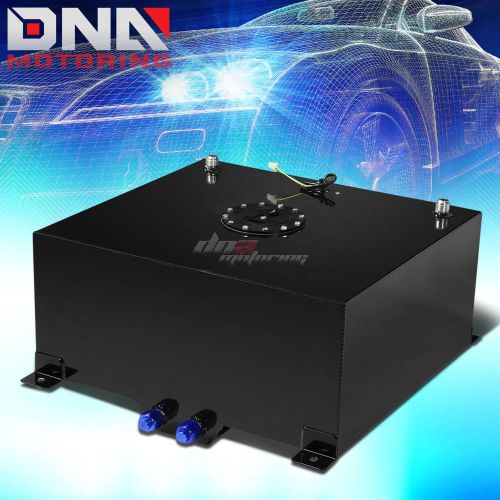15 gallon light performance black coated aluminum fuel cell tank+level sender