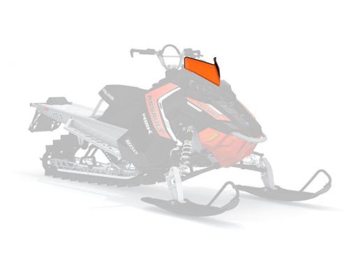 Oem orange &amp; black low windshield polaris 2015 2016 rush switchback snowmobile