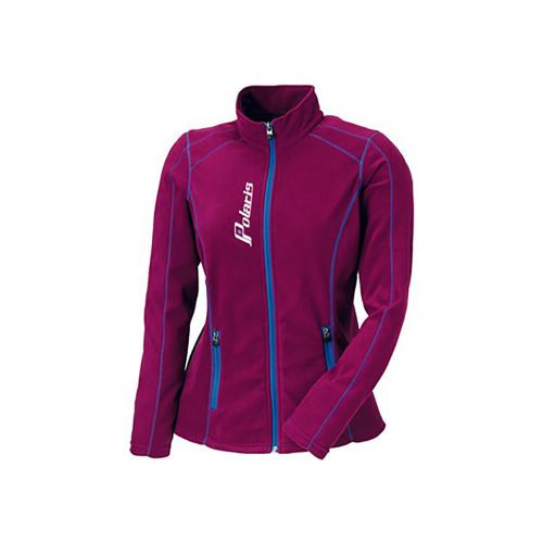 Oem polaris womens blue &amp; purple full zip fleece long sleeve size xs-5x