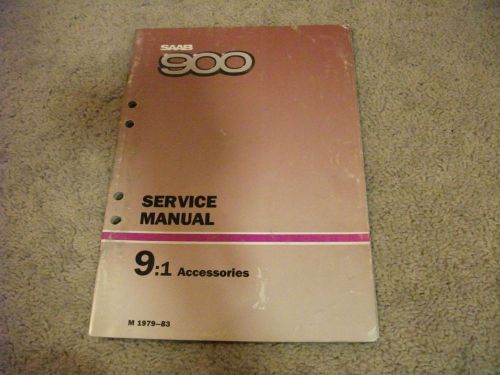 1979-1983 saab 900 accessories service manual