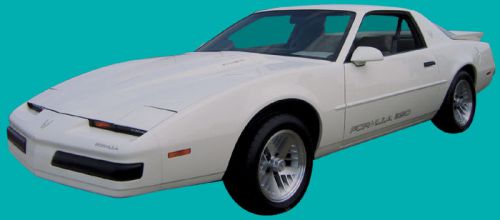 87-90 firebird formula decal kit dark charcoal gray metallic