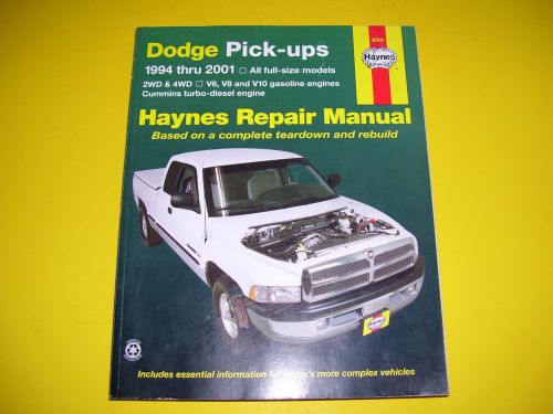 Repair manual for dodge pick-ups