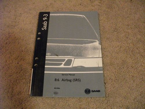 1998 saab 9-3 airbag (srs) service manual