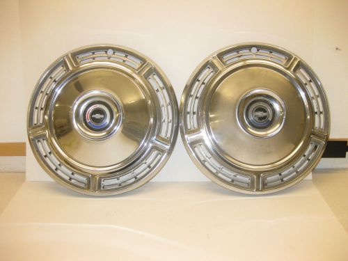 1968 chevrolet malibu chevelle hubcaps good &amp; reasonable (2)