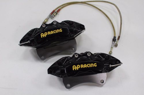 Ap racing 6 pot calipers cp9040-2s0bg volvo xc60 r-design bracket -3,000 miles