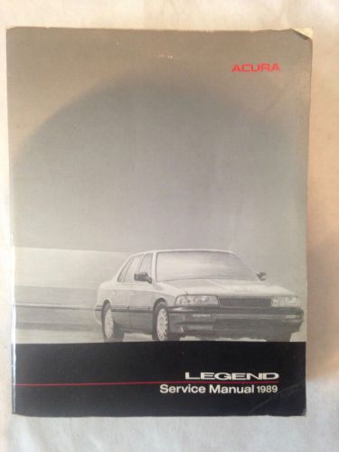 1989 acura legend service manual
