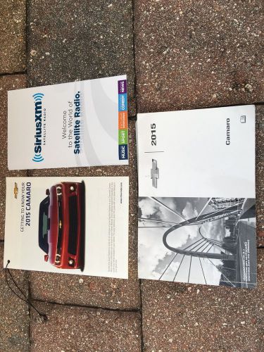 2015 chevy camaro  coupe &amp; conv owners manual set, works for 2011-2015 models